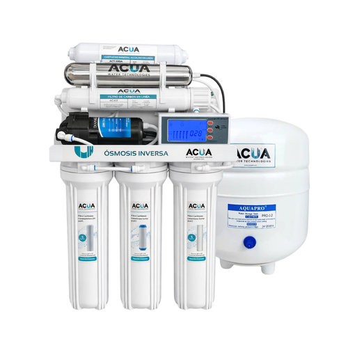 Purificador de Agua por Ósmosis Inversa — 7 Etapas con UV, Display y Filtro Alcalino