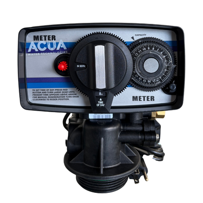 Válvula Automática para Suavizador de Agua — Control por Flujo