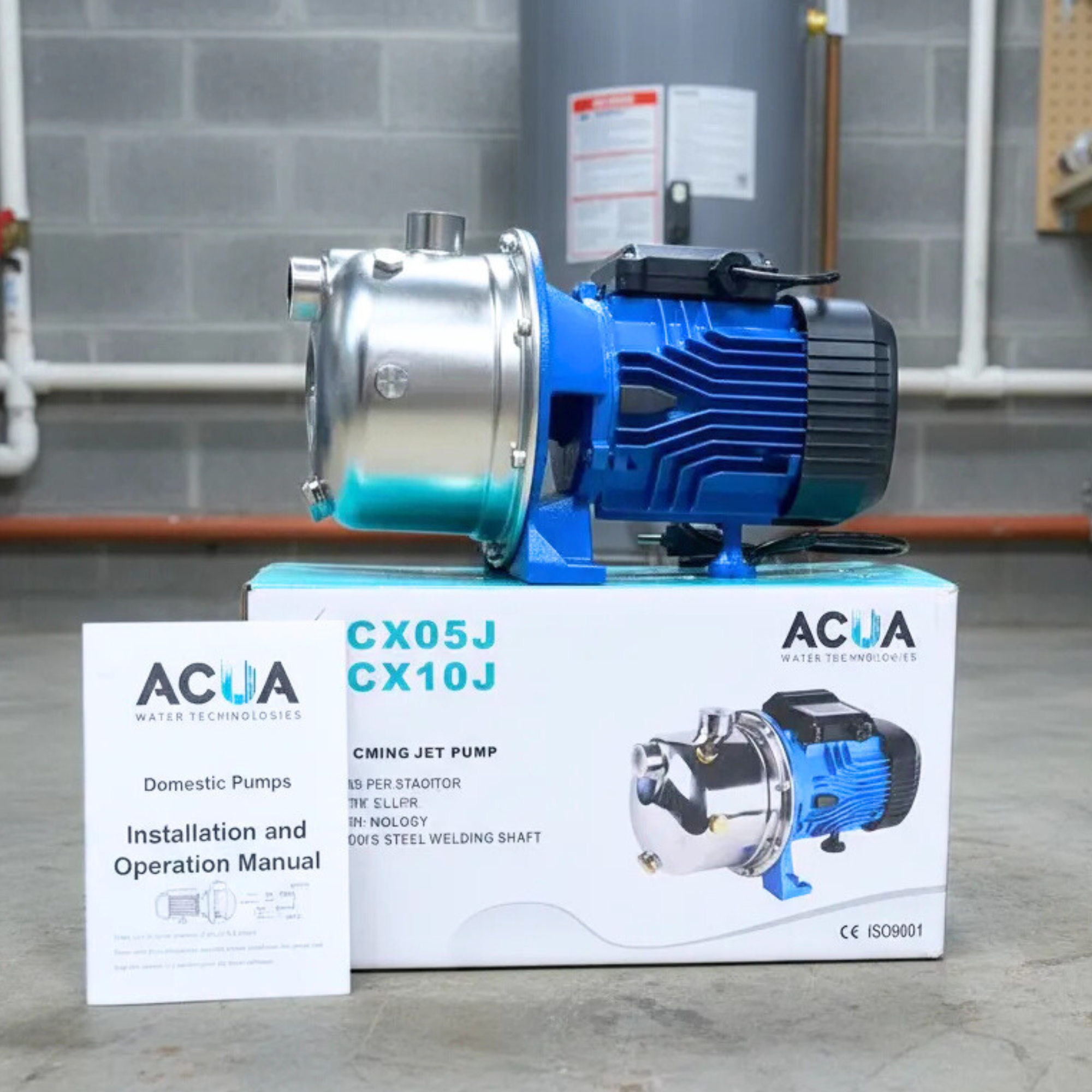 Bomba Jet Autoaspirante ACX05J — 0.5 HP / 127 V / Acero Inoxidable