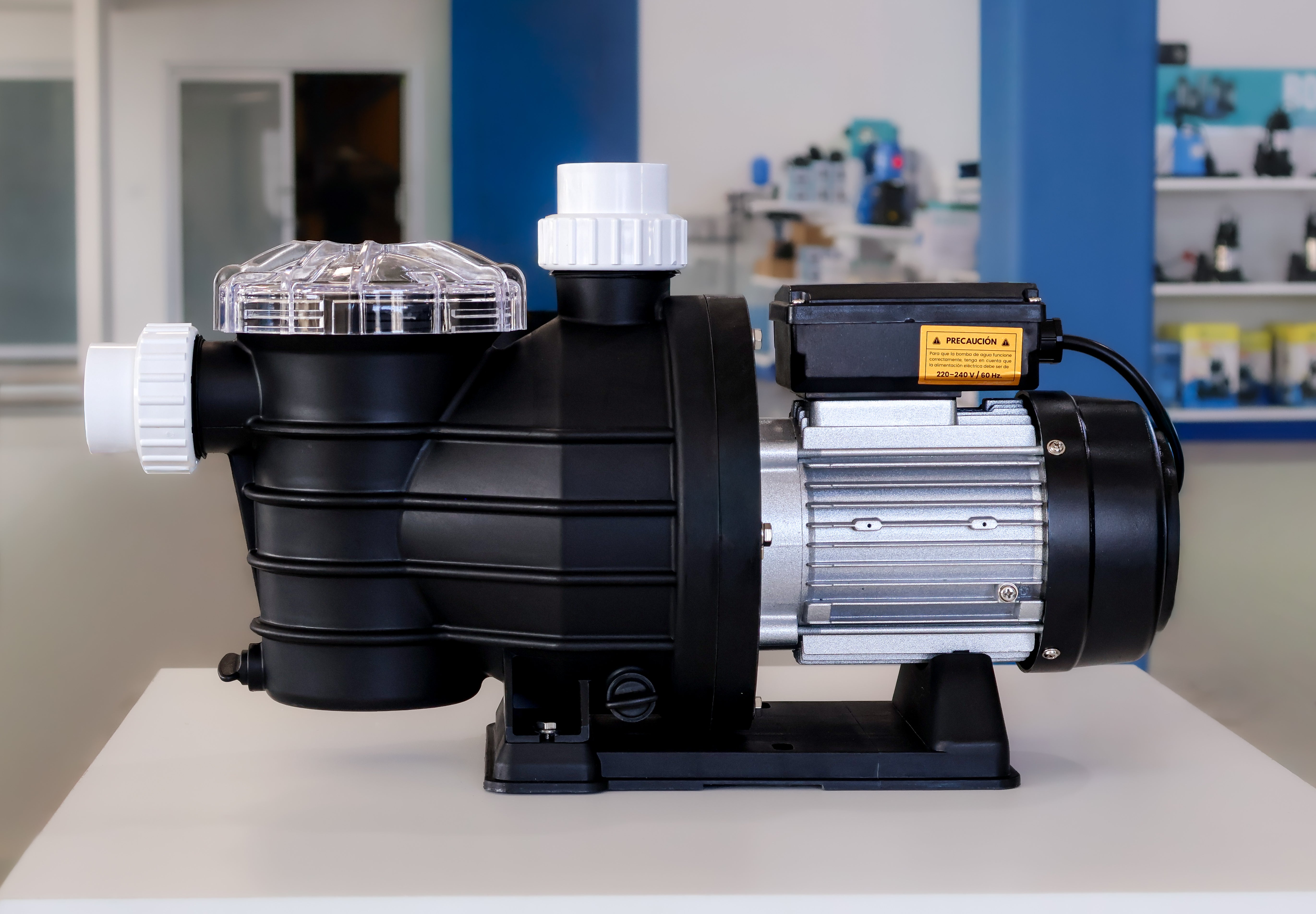 Bomba para Alberca ACUATIK FLOW 1 HP — ATK-FL10/115 — 110-127V con Prefiltro Integrado