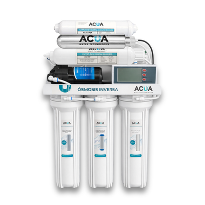 Purificador de Agua por Ósmosis Inversa — 7 Etapas con UV, Display y Filtro Alcalino