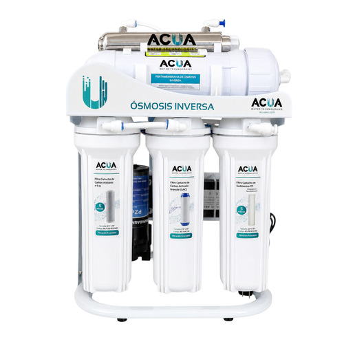 Sistema de Ósmosis Inversa Comercial 400 GPD - 6 Etapas con UV