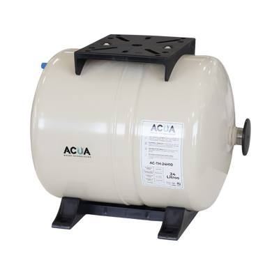 Tanque Hidroneumático Horizontal 24 L — 150 PSI / Conexión 1" — Modelo AC-TH-24H10