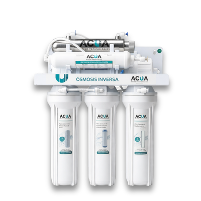 Purificador de Agua por Ósmosis Inversa — 6 Etapas con UV sin Bomba